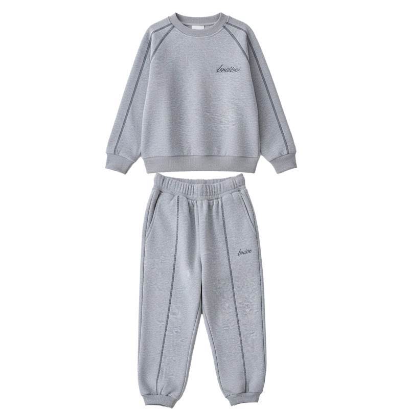 海妈家童装2026春季新款男童卫衣卫裤套装韩版运动衣服裤子春装潮