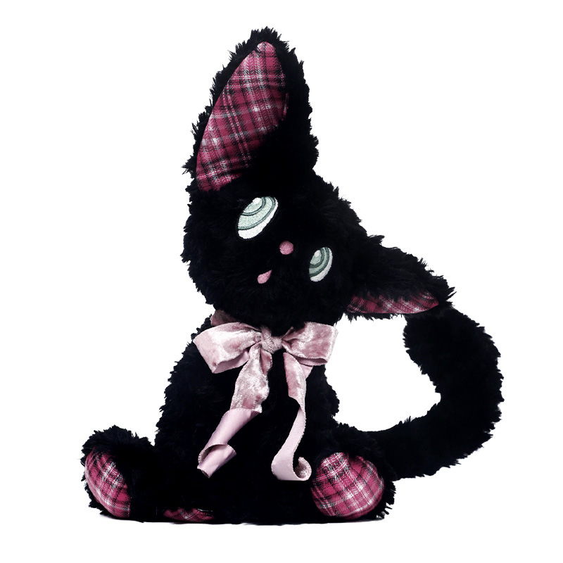 捉趣倾听小猫毛绒玩具可爱公仔睡觉抱枕女孩玩偶布娃娃生日礼物