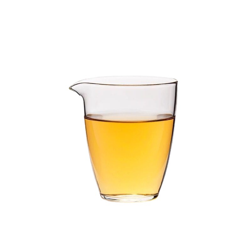 批发玻璃公道杯加厚耐热带把透明大公杯家用简约现代分茶器